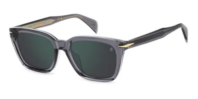 David Beckham Db 7135/f/s Asian Fit Cbl/mt Men's Sunglasses Grey Size 55 In Multi