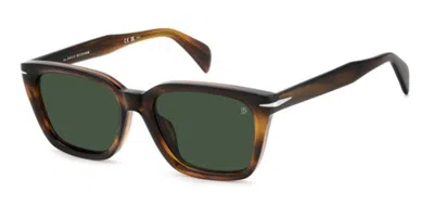 David Beckham Db 7135/f/s Asian Fit Ex4/qt Men's Sunglasses Brown Size 55
