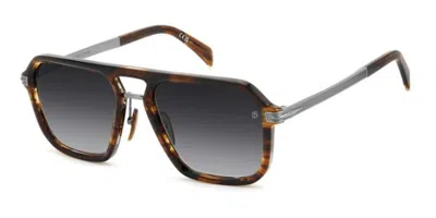 David Beckham Db 7136/s 6c5/9o Men's Sunglasses Brown Size 56
