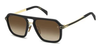 David Beckham Db 7136/s I46/86 Men's Sunglasses Black Size 56