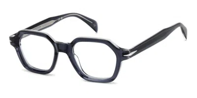 David Beckham Db 7140 Oxz Occhiali Da Vista Blu Per Uomo (solo Montatura)