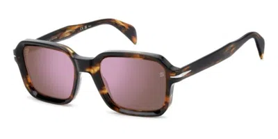 David Beckham Db 7147/s Wr9/13 Occhiali Da Sole Per Uomo In Brown