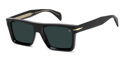 David Beckham Db 7148/s 807/ku Occhiali Da Sole Neri Per Uomo In Black