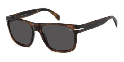 David Beckham Db 7150/s Ex4/ir Occhiali Da Sole Marroni Per Uomo In Brown