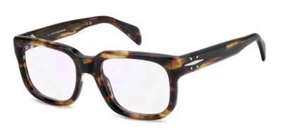 David Beckham Db 7156 Wr9/2y Occhiali Da Vista Tartarugatishell Per Uomo (solo Montatura) In Brown