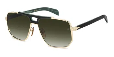 David Beckham Db 7157/s Pef/9k Occhiali Da Sole Oro Per Uomo
