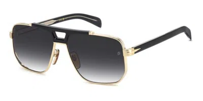 David Beckham Db 7157/s Rhl/9o Occhiali Da Sole Oro Per Uomo