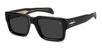 David Beckham Db 7159/s 807/ir Occhiali Da Sole Per Uomo In Black
