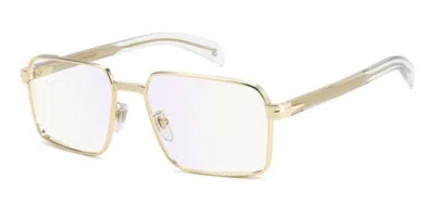 David Beckham Db 7166 Loj Occhiali Da Vista Oro Per Uomo (solo Montatura) In Gold