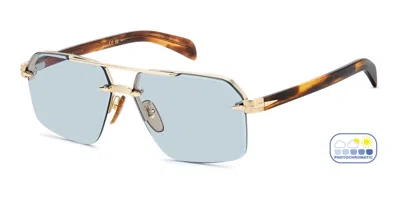 David Beckham Db 7170/s T5u/sd Occhiali Da Sole Oro Per Uomo In Gold