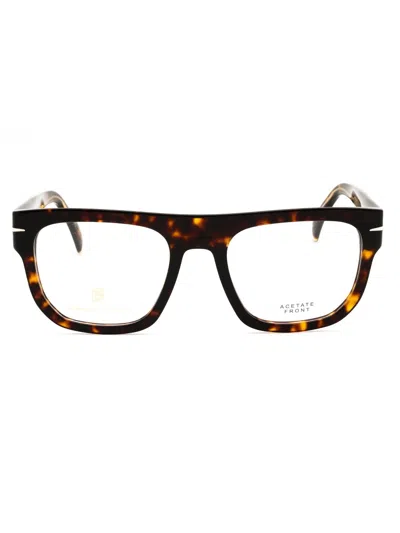 David Beckham Db 752 Eyeglasses For Men In Brown