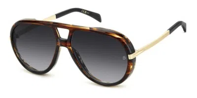 David Beckham Db 99/voyager Hqz/9o Occhiali Da Sole Marroni Per Uomo