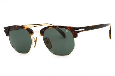 David Beckham Db1002s Clubmaster-style Sunglasses In Gold
