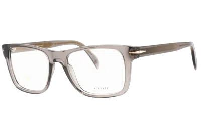David Beckham Db1073 Rectangular Acetate Eyeglasses In Gray