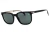 David Beckham Db1076s Rectangular Sunglasses In Black