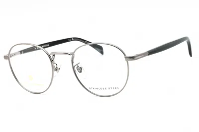 David Beckham Db1127 0poh 00 Ruthenium Grey Horn 51mm In Silver