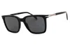 David Beckham Db1130s Rectangular Sunglasses In Black