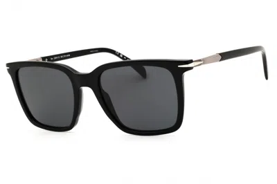 David Beckham Db1130s Rectangular Sunglasses In Black