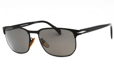 David Beckham Db1131s Polarized Metal Sunglasses In Black