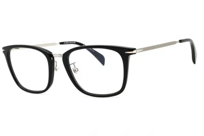David Beckham Db7060fbb Rectangular Frame Eyeglasses In Black