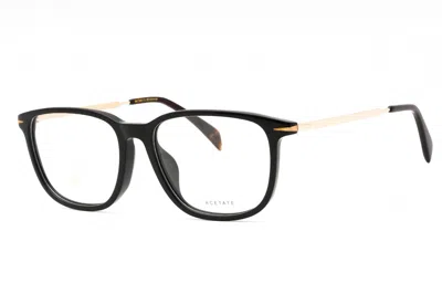 David Beckham Db7074f Acetate Frame Eyeglasses In Black
