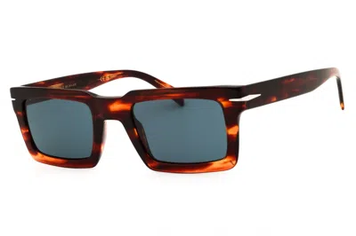 David Beckham Db7126s Rectangular Acetate Sunglasses In Black