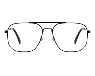 David Beckham Demo Navigator Men's Eyeglasses Db 1096 0003 57 In Metallic