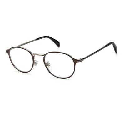 David Beckham Demo Oval Men's Eyeglasses Db 7055 005n 48 In Pattern