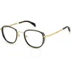 David Beckham Demo Oval Men's Eyeglasses Db 7075/g 0rhl 51