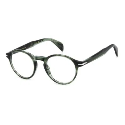 David Beckham Demo Oval Men's Eyeglasses Db1185 06ak 47 In Multi