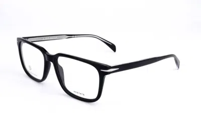 David Beckham Demo Rectangular Men's Eyeglasses Db 1022 0807 56 In Black