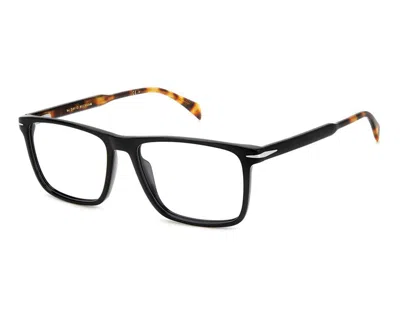 David Beckham Demo Rectangular Men's Eyeglasses Db 1124 0wr7 57 In Brown