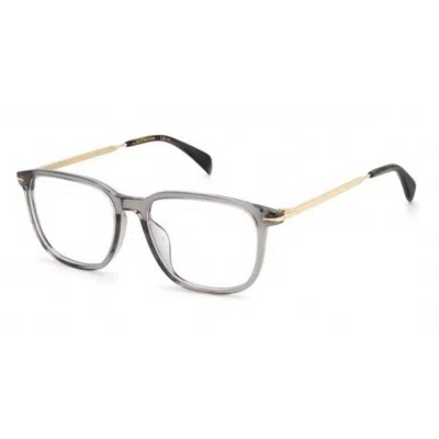 David Beckham Demo Rectangular Men's Eyeglasses Db 7074/f 0ft3-17 In Pink