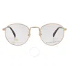 David Beckham Demo Round Men's Eyeglasses Db 1015 0j5g 50
