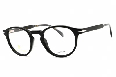 David Beckham Demo Round Men's Eyeglasses Db 1122 008a 48 In Black