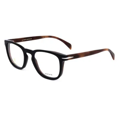 David Beckham Demo Square Men's Eyeglasses Db 7022 Wr7 49 In Black