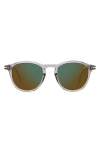 David Beckham Eyewear 49mm Round Sunglasses In Grey