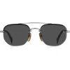 David Beckham Eyewear 53mm Geometric Sunglasses In Ruthenium Black