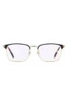 David Beckham Eyewear 54mm Rectangular Optical Glasses In Black