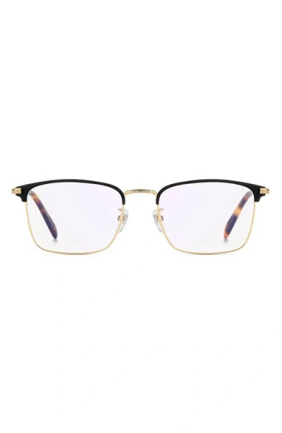 David Beckham Eyewear 54mm Rectangular Optical Glasses In Black