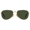 David Beckham Eyewear 56mm Pilot Sunglasses In Multi