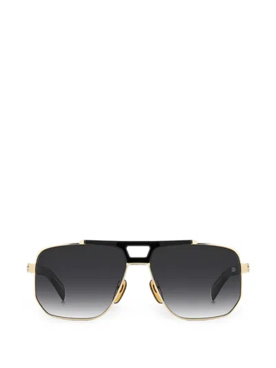 David Beckham Eyewear Pilot-frame Sunglasses In Gold