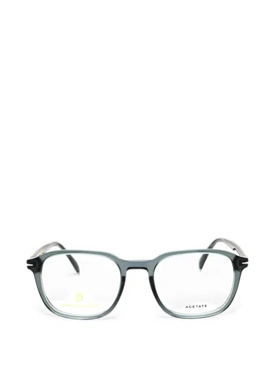 David Beckham Eyewear Rectangle-frame Glasses In Gray