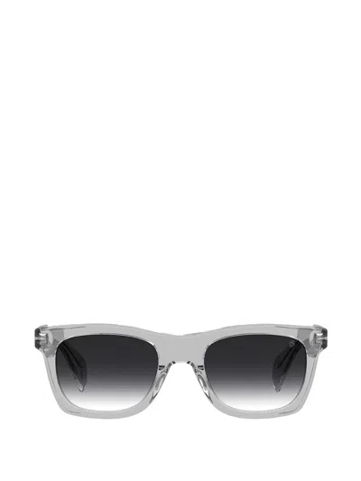 David Beckham Eyewear Rectangle-frame Sunglasses In Gray