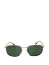 David Beckham Eyewear Rectangle-frame Sunglasses In Silver