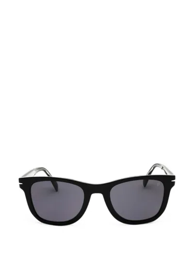 David Beckham Eyewear Square-frame Sunglasses In White