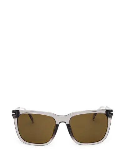 David Beckham Eyewear Square-frame Sunglasses In Brown