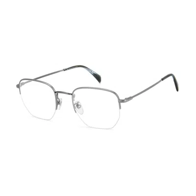 David Beckham Gray Metal Glasses Men's (frames) In White