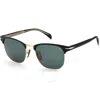 David Beckham Green Square Men's Sunglasses Db 7057/f/s 0003/qt 56