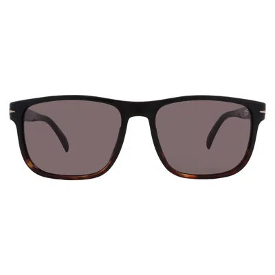 David Beckham Grey Square Men's Sunglasses Db 1060/s 037n/ir 57